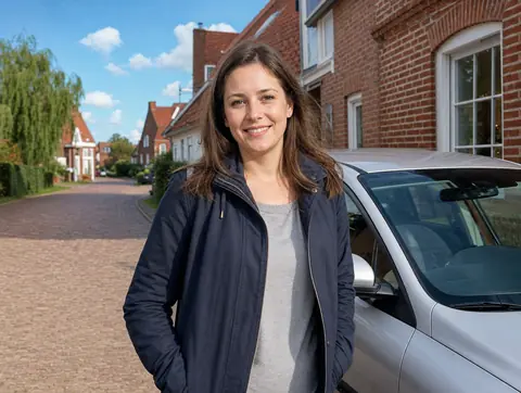 Verkäufer aus Jüchen mit dem verkauften Fahrzeug